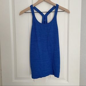 Royal Blue Active Racerback Workout Top